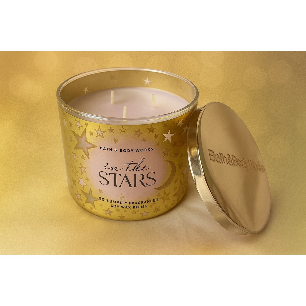 Bath & Body Works In The‎ Stars 3-Wick Candle Exclusively Fragranced Soy Wax